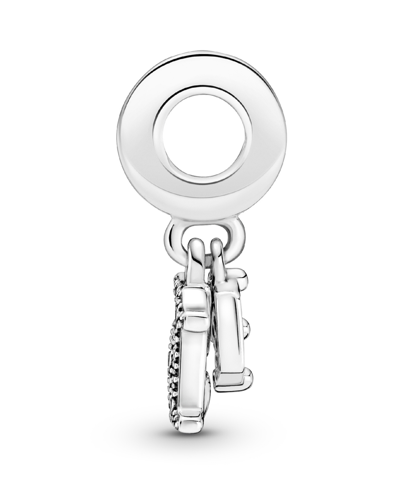 Pandora Cubic Zirconia 15th Birthday Dangle Charm In Clear