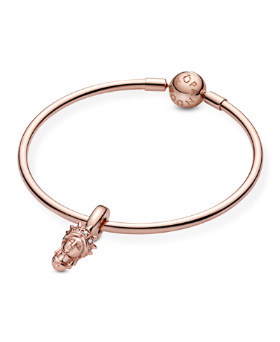 Pandora Cubic Zirconia New York Statue Of Liberty Dangle Charm In Clear