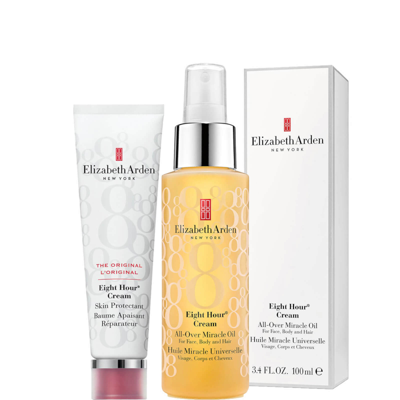 Shop Elizabeth Arden Eight Hour Skin Protectant And All-over Miracle Oil Set