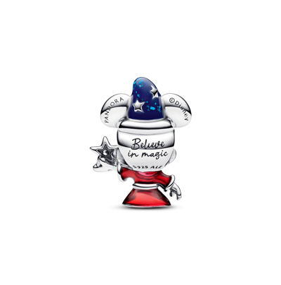 Pandora Disney Cubic Zirconia Sorcerer Apprentice Mickey Charm In Multicolor