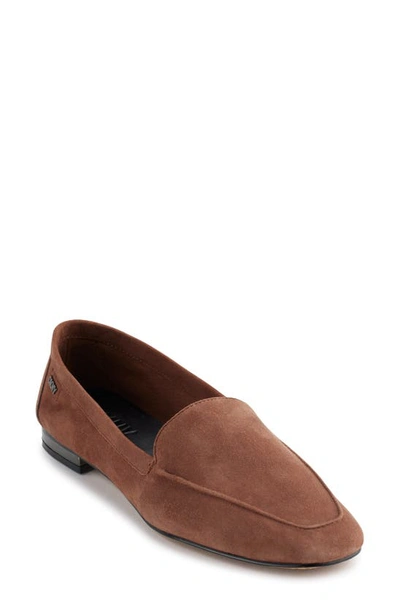 Shop Dkny Suede Loafer In Sepia