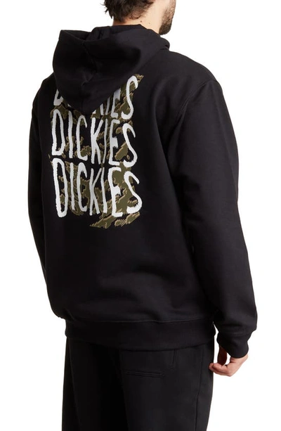 Shop Dickies Creswell Pullover Hoodie In Knit Black