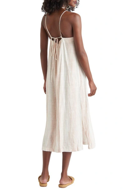 Splendid Breeze Stripe Sundress In Rouge Stripe