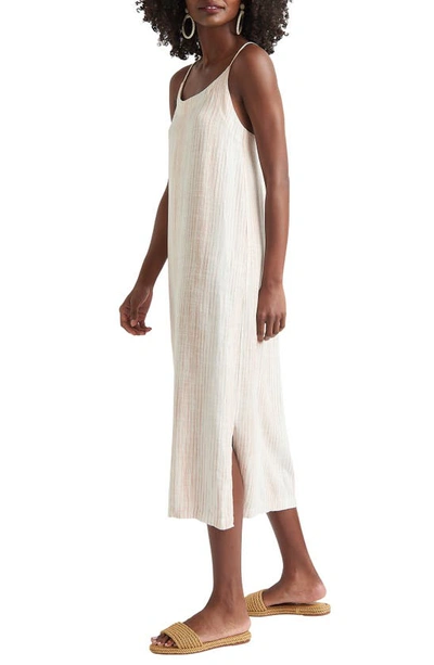 Splendid Breeze Stripe Sundress In Rouge Stripe
