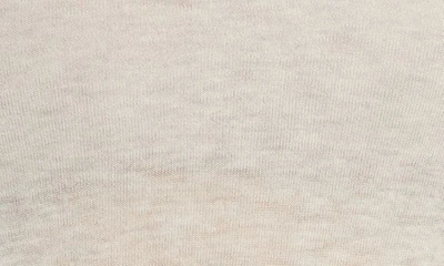 Vince Easy Short Sleeve Wool & Cashmere Blend Sweater In Heather White