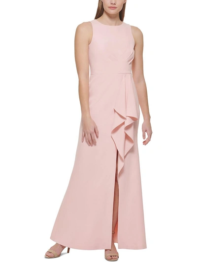 Shop Eliza J Womens Sleeveless Maxi Evening Dress In Gold
