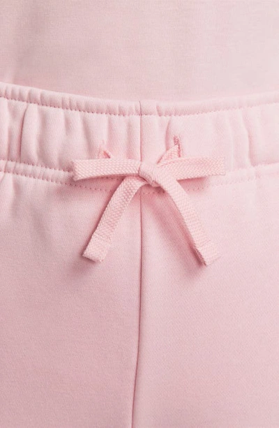 Shop Nike Club Fleece Shorts In Med Soft Pink/ White