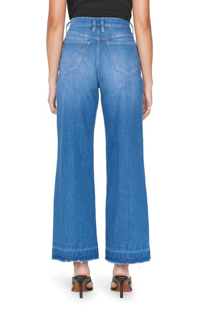 Frame Le High 'n' Tight Wide Leg Jeans In Atrium