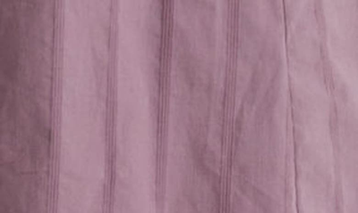 Shop Madewell Theo Sleeveless Cotton Midi Dress In Antique Purple
