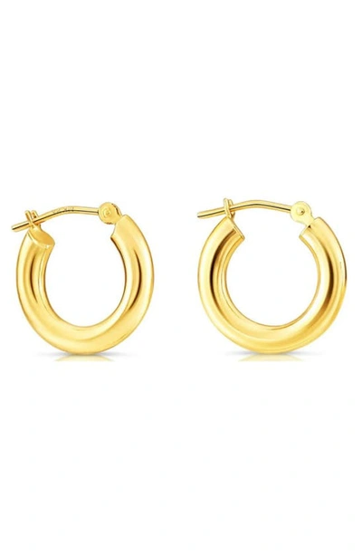 Shop A & M 14k Gold 15mm Chunky Hoop Earrings In Yellow