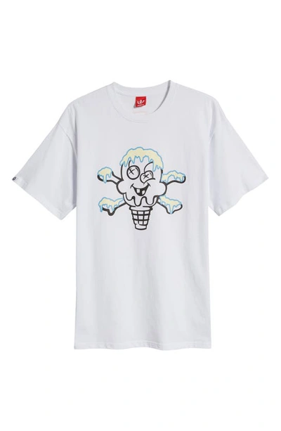Shop Icecream Iceberg Cotton Graphic T-shirt In White