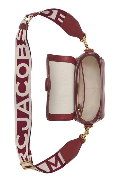 Shop Marc Jacobs The J Marc Small Saddle Bag In Cherry