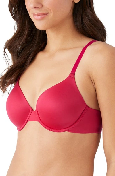 Shop B.tempt'd By Wacoal Future Foundation Underwire T-shirt Bra In Persian Red