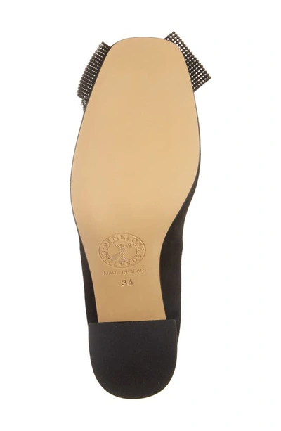 Penelope Chilvers Sue Embellished Bow Pump In Black