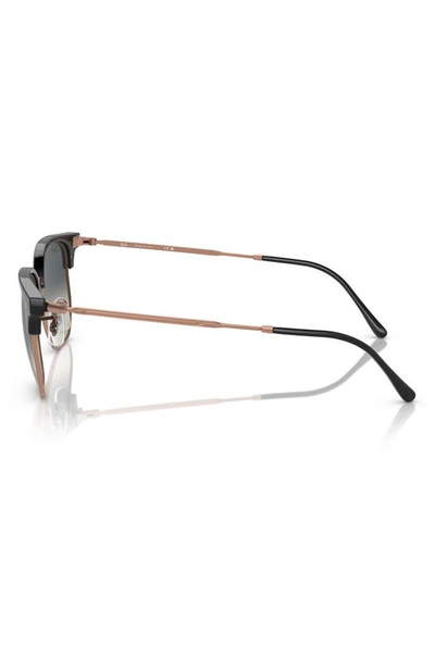 Ray Ban New Clubmaster 51mm Gradient Irregular Sunglasses In Grey Flash