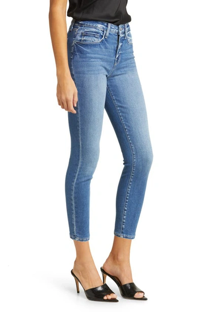 Shop L Agence Margot High Waist Crop Skinny Jeans In Cambridge