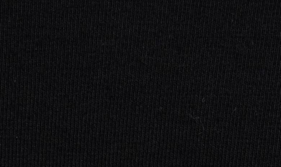 Shop Balenciaga Patched Brief Logo Stretch Cotton Top In Black/ White