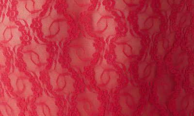 Shop B.tempt'd By Wacoal Lace Kiss Bodysuit In Crimson Red