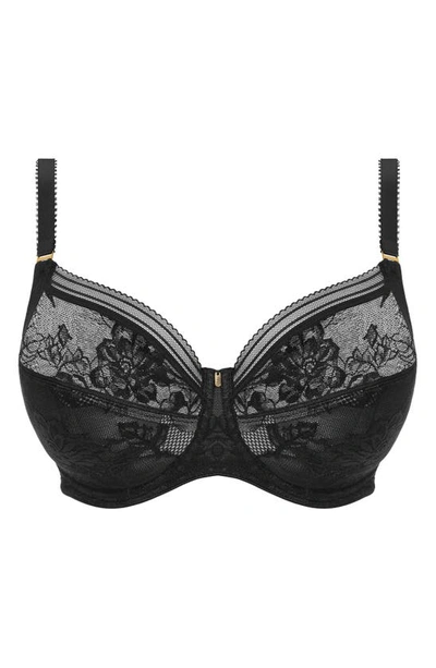 Fantasie Fusion Underwire Lace Side Support Bra In Black