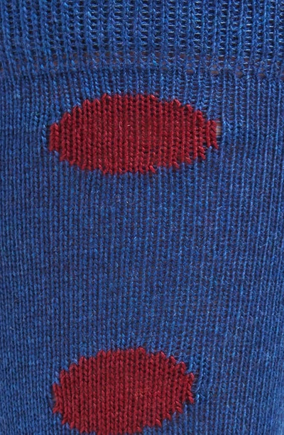Shop Nordstrom Polka Dot Dress Socks In Blue