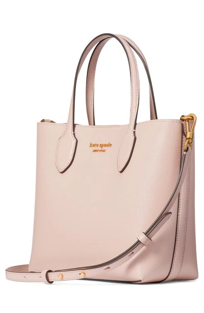 Shop Kate Spade Medium Bleecker Saffiano Leather Tote In Pink Dune