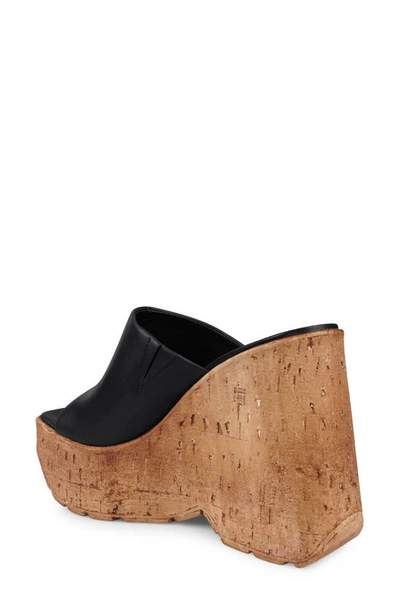 Shop Zigi Zhamira Platform Wedge Sandal In Blk Leathe