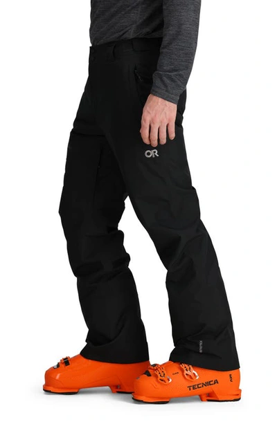 Shop Outdoor Research Tungsten Ii Gore-tex® Waterproof Snow Pants In Black