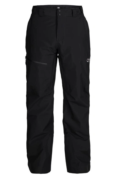 Shop Outdoor Research Tungsten Ii Gore-tex® Waterproof Snow Pants In Black