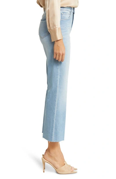 Shop L Agence Kendra Raw Hem Crop Flare Jeans In Canyon