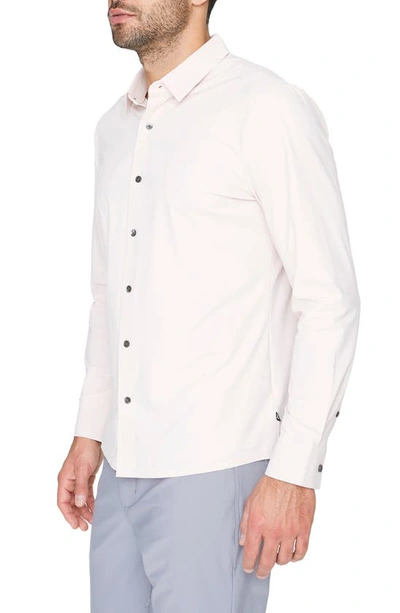 7 Diamonds Young Americans Slim Fit Button-up Performance Shirt In Dusty Rose