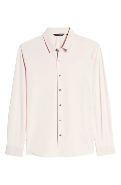 7 Diamonds Young Americans Slim Fit Button-up Performance Shirt In Dusty Rose