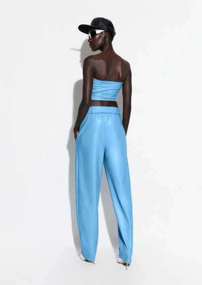 Lapointe Faux Leather Belted Trouser In 12
