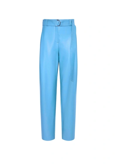 Lapointe Faux Leather Belted Trouser In 12