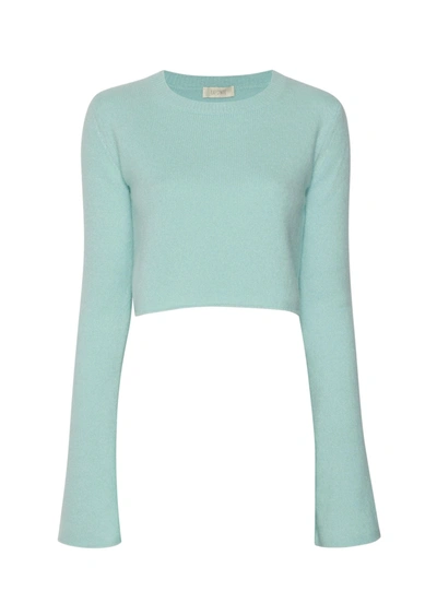 Lapointe Airy Cashmere Crewneck Sweater In L
