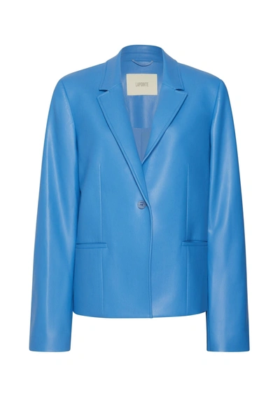 Lapointe Faux Leather Relaxed Blazer