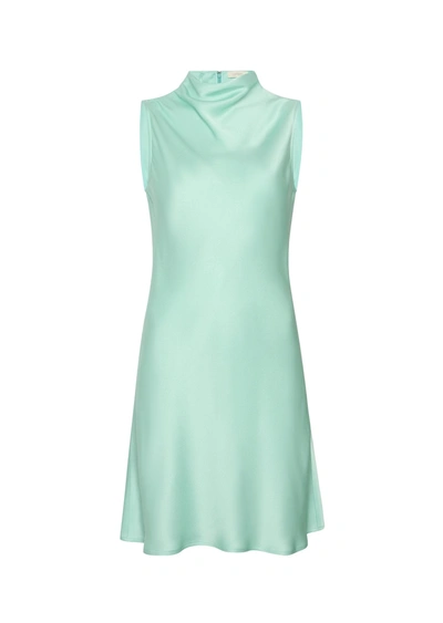 Shop Lapointe Satin Sleeveless Dress In 14