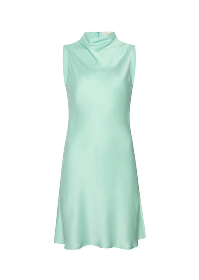 Lapointe Satin Sleeveless Dress In 14