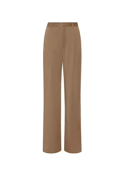 Lapointe Wool Relaxed Pleated Pant In 14