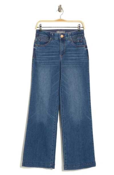 Democracy Ab Tech High Waist Wide Leg Jeans In Blue