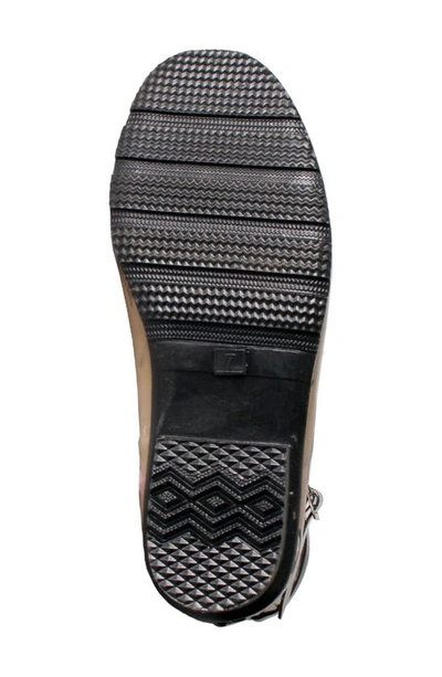 Nomad Droplet Patterned Waterproof Rain Boot In Taupe Cats
