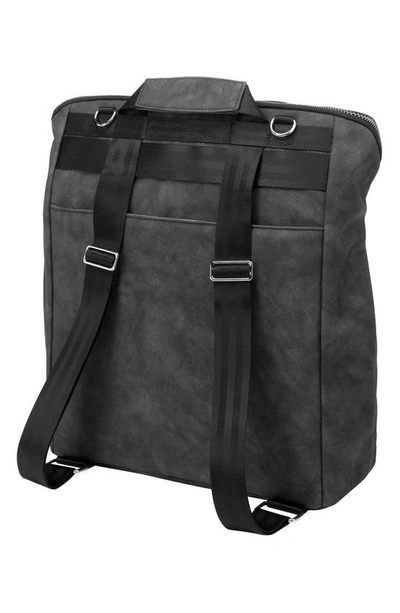 Shop Petunia Pickle Bottom Convertible Diaper Backpack In Midnight Leatherette