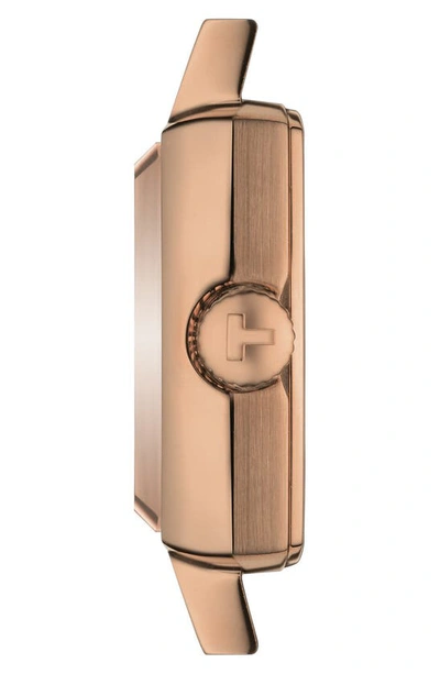 Tissot Lovely Summer Leather Strap Square Watch & Interchangeable Straps Set, 20mm In Tan