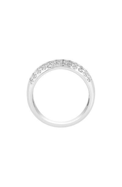 Shop Effy Sterling Silver Graduated Diamond Ring