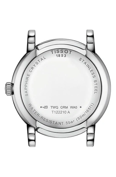 Tissot Women's Swiss Carson Premium Lady Burgundy Leather Strap Watch 30mm In Bordeau