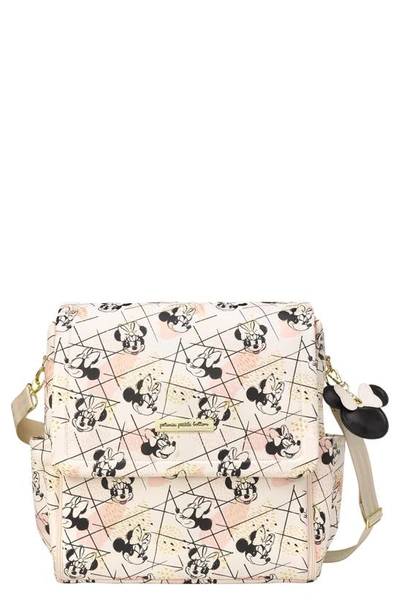 Shop Petunia Pickle Bottom Boxy Backpack Diaper Bag In Shimmery Minnie Mouse