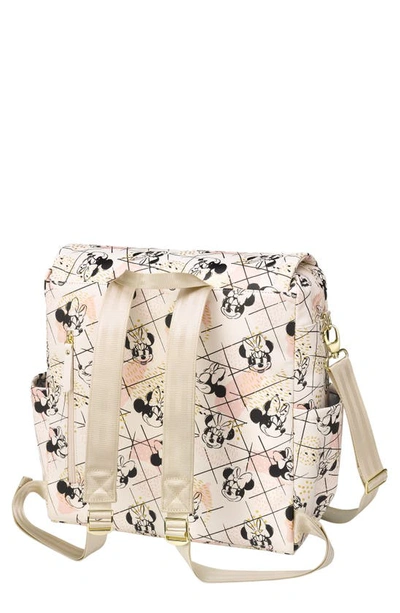 Shop Petunia Pickle Bottom Boxy Backpack Diaper Bag In Shimmery Minnie Mouse