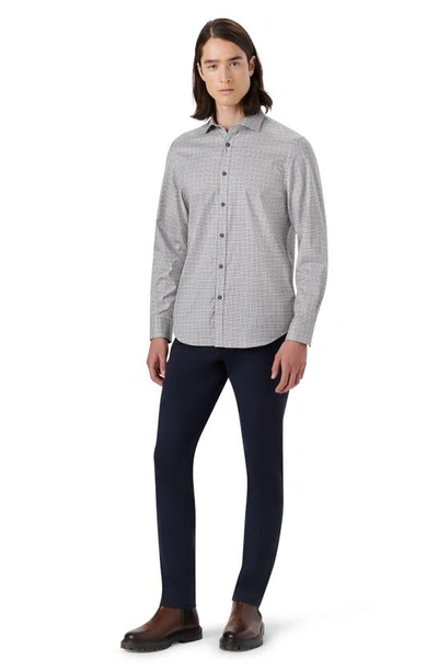 Shop Bugatchi Classic Fit Tattersall Check Woven Button-up Shirt In Stone