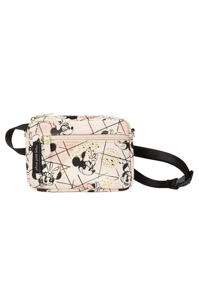 Shop Petunia Pickle Bottom X Disney Minnie Mouse Adventurer Belt Bag In Shimmery Minnie Mouse