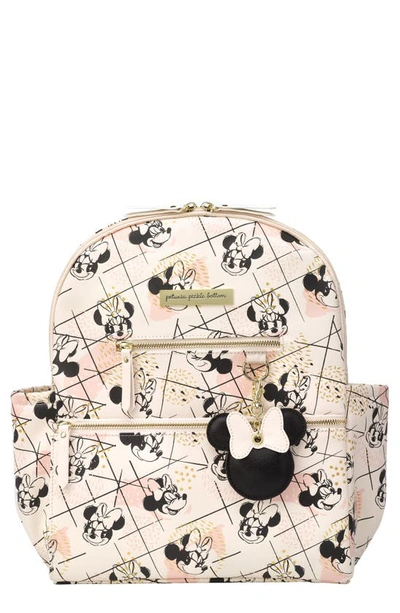 Shop Petunia Pickle Bottom X Disney Minnie Mouse Ace Backpack In Shimmery Minnie Mouse