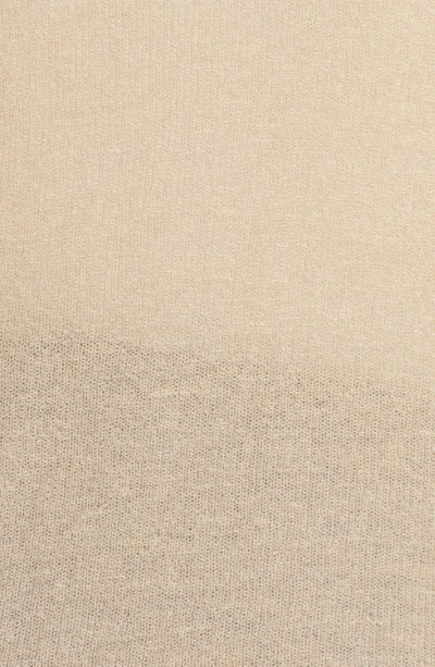 Vince Wool & Mohair Blend Open Cardigan In Heather Clay